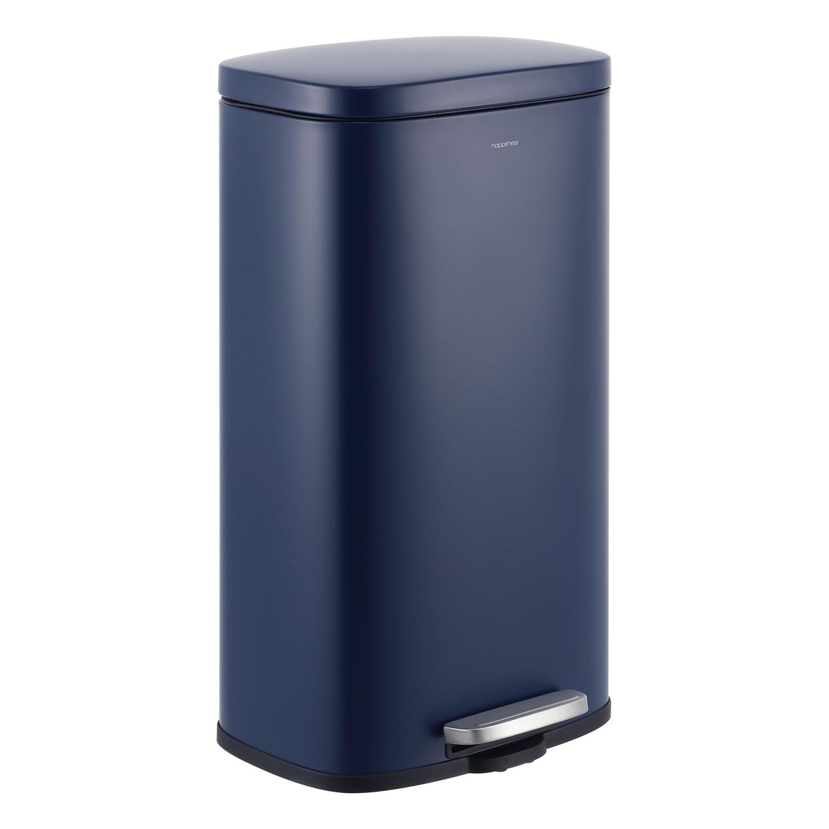 happimess Curtis 8-Gallon Step Trash Can – Denim Blue