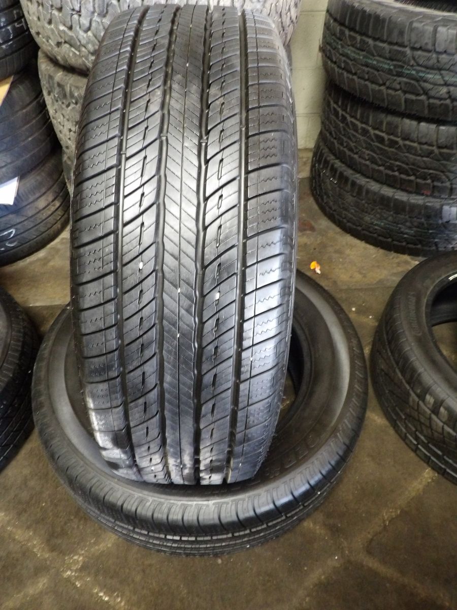 255/60R19 UNIROYAL TIGER PAW PAIR OF TWO USED TIRES