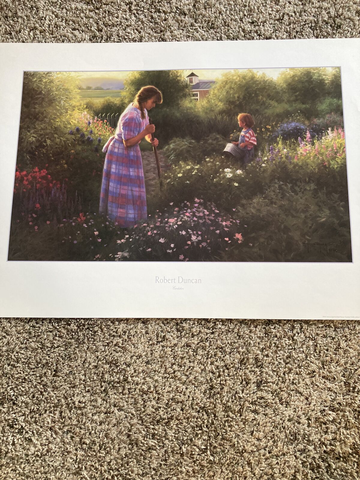 "Caretakers" Robert Duncan MINT CONDITION - 22x30 licenced re-print