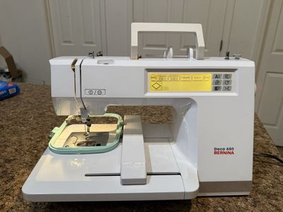 Bernina Deco 650 embroidery sewing machines