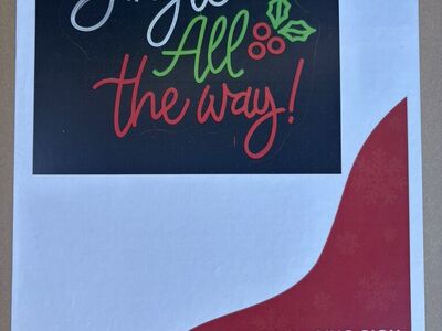 Jingle All The Way Lit Neon Sign