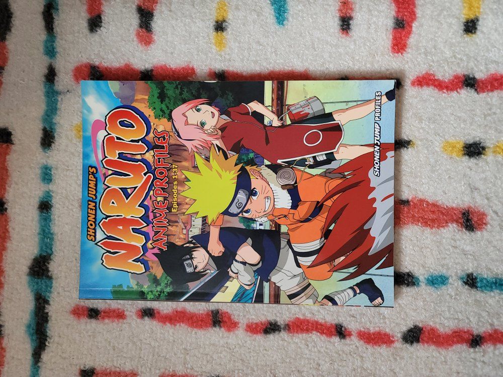 Naruto manga books with poster