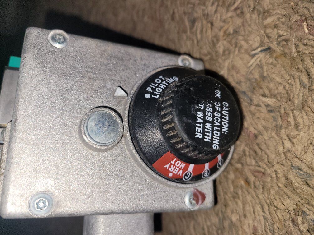 water heater gas valve