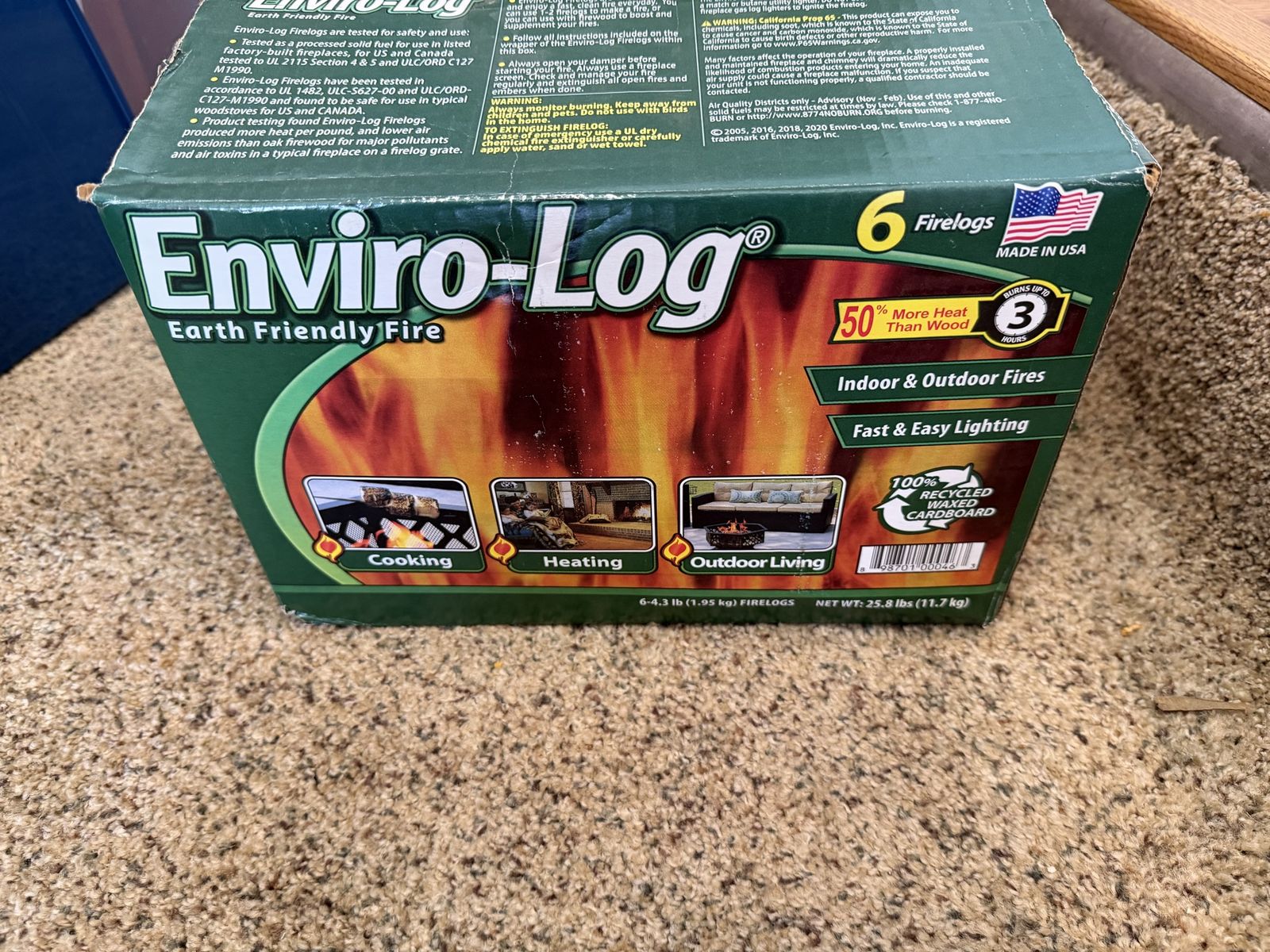 Enviro-log Firewood & Citronella Candle