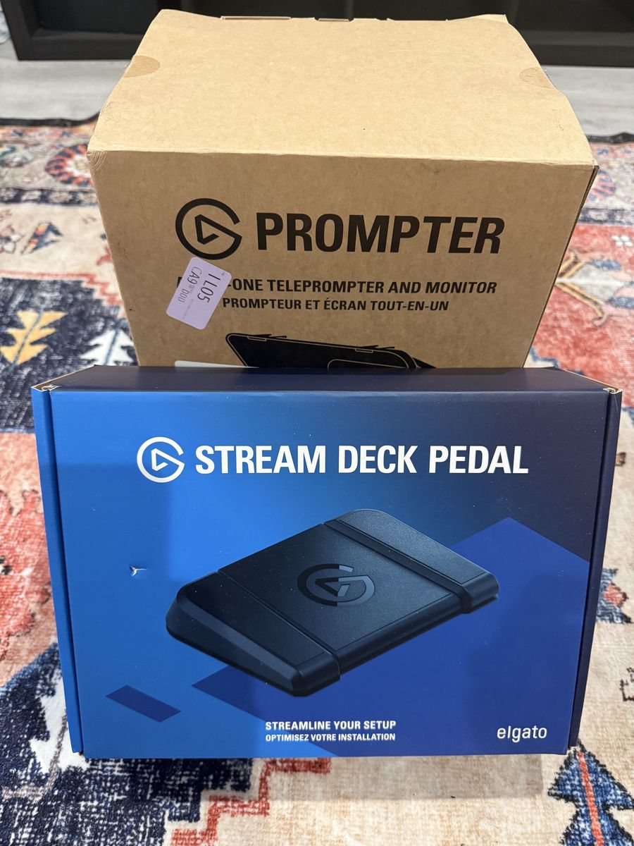 Elgato Prompter -Stream Deck Pedal