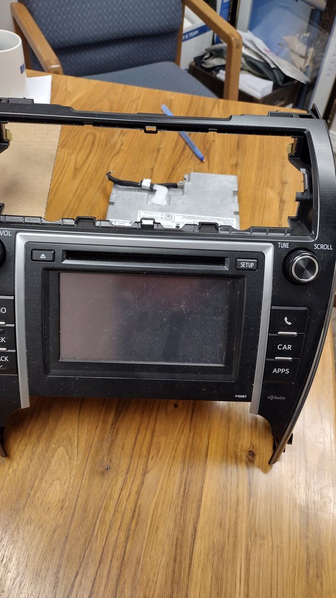 OEM Toyota Camry AM-FM CD Player Radio Display