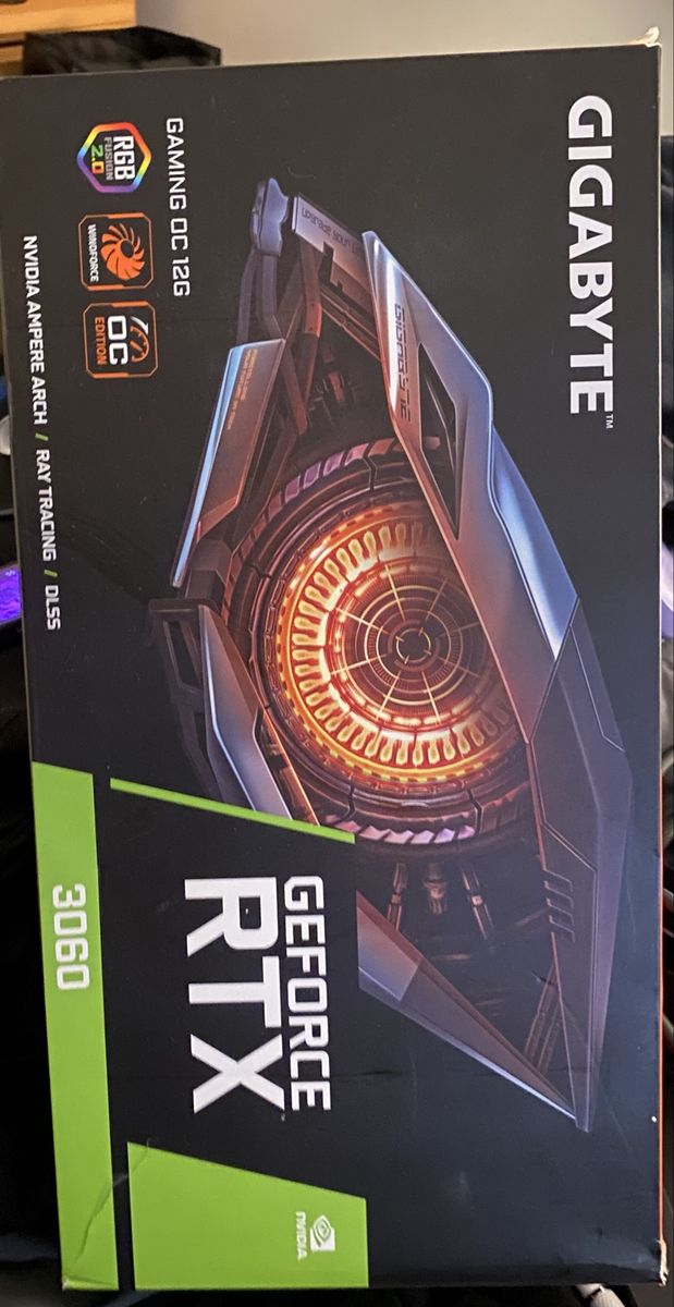 NVIDIA GeForce RTX 2060 Super Graphics Card in RTX 3060 Box