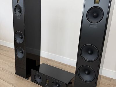 MartinLogan Motion 60XT Towers + Motion 50XT Center – Excellent Condition