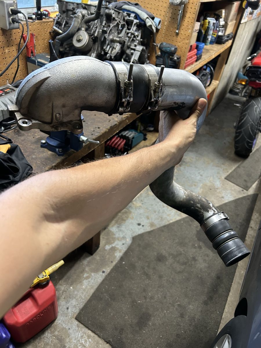 6.0 Powerstroke Intake Elbow with Intercooler Clamps and Couplers