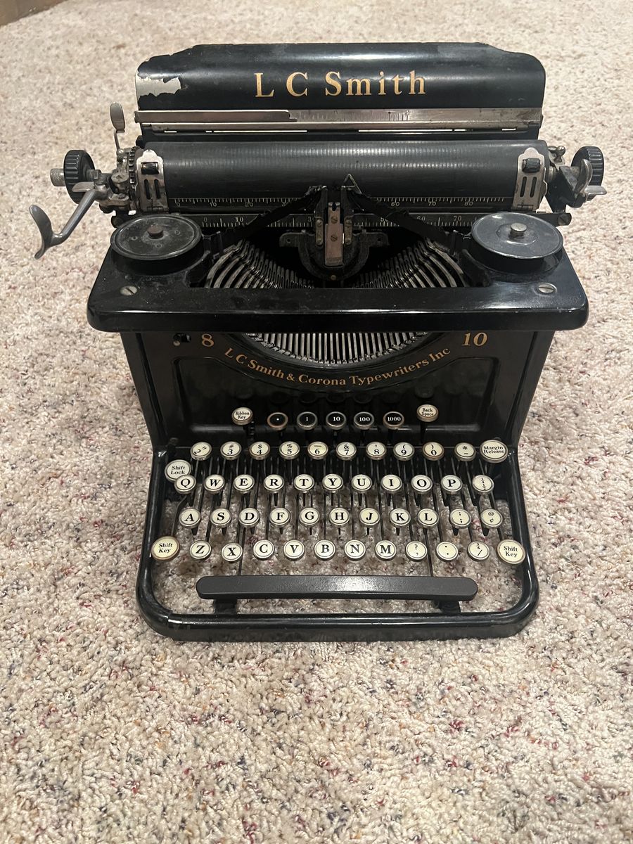 Antique Smith Corona Typewriter Model 8