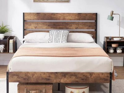 Queen Bed Frame — Brand New