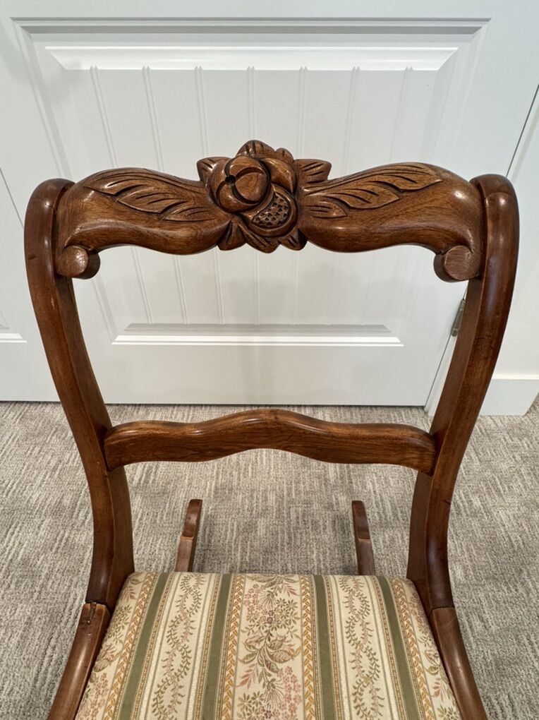 Duncan Phyfe / Regency Style Child's Rocking Chair