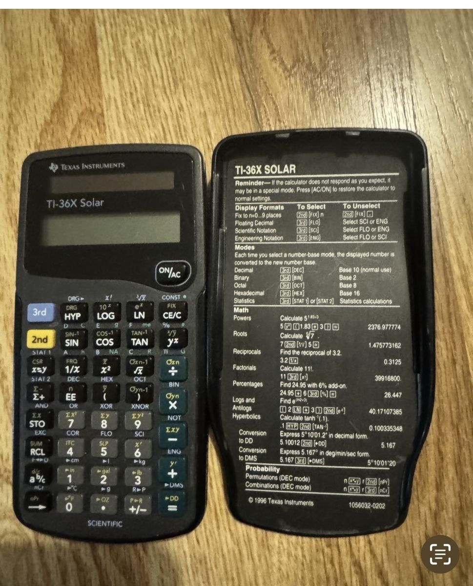 Texas instruments TI-36X SOLAR