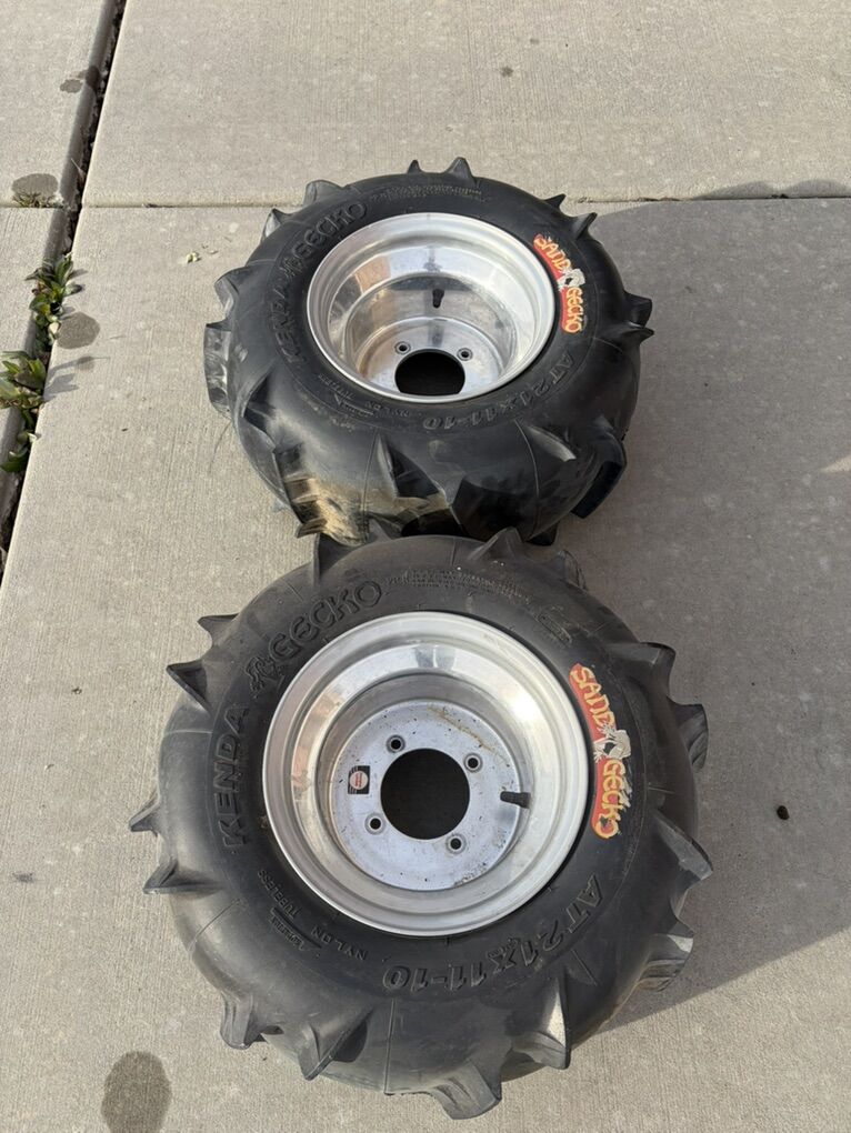 Set Of 2 KENDA Gecko Sand Tires 21x11-10