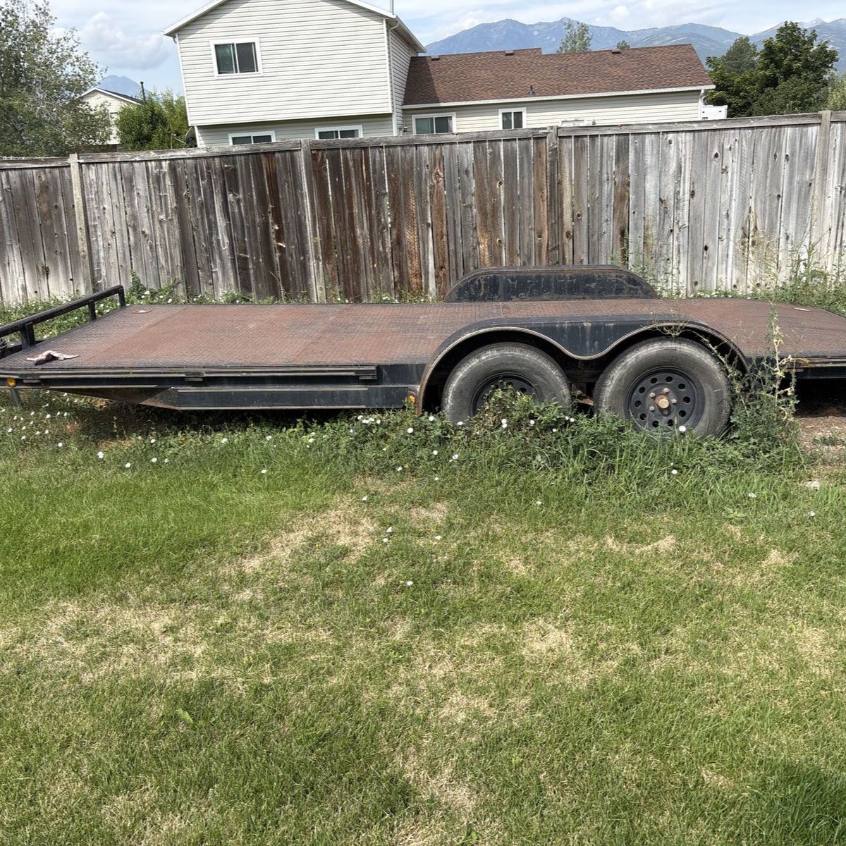 Car hauler 5000lbs Steel deck