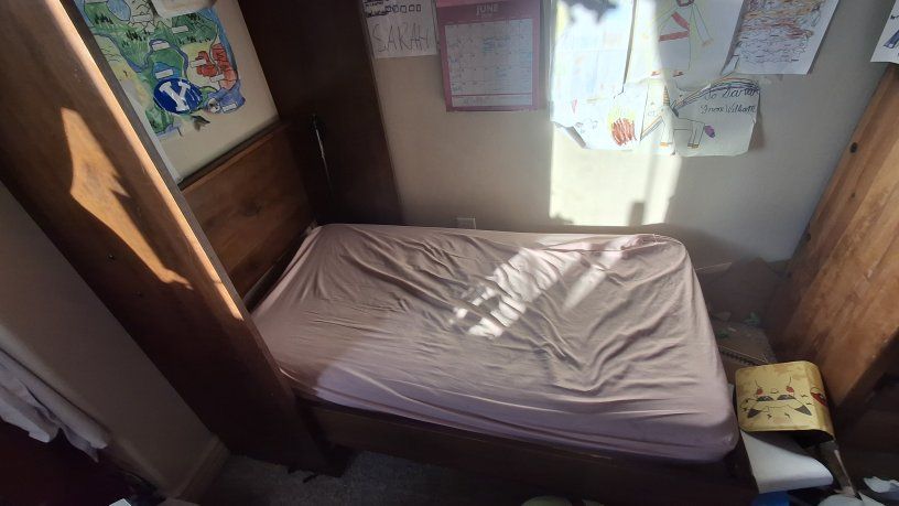toddler size wall bed