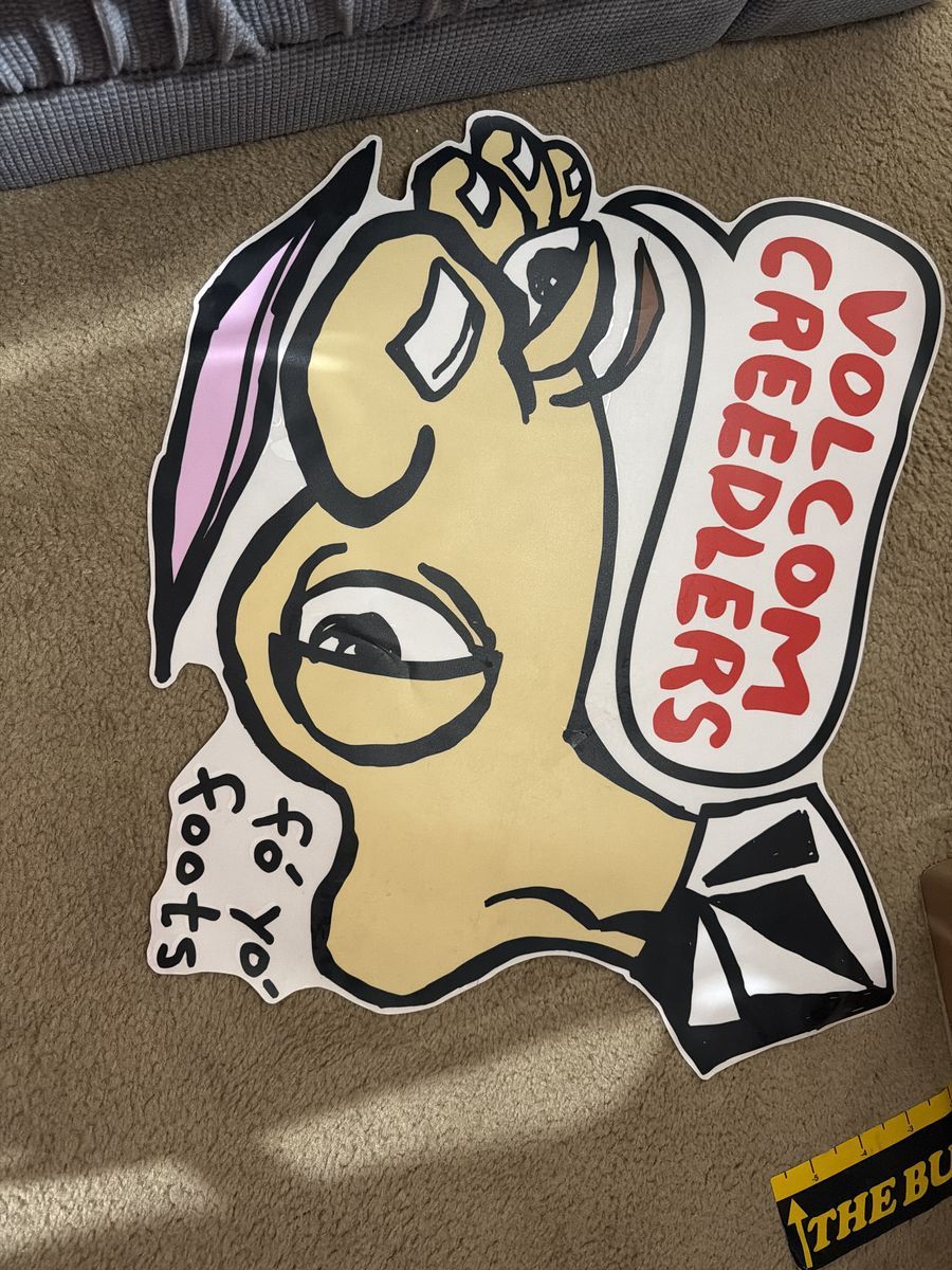 Huge Volcom sticker VOLCOM ceedlers sticker 2’ x 2’
