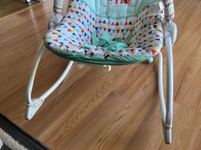 Disney Mickey Mouse Baby Bouncer and Rocker Seat with Toy Bar