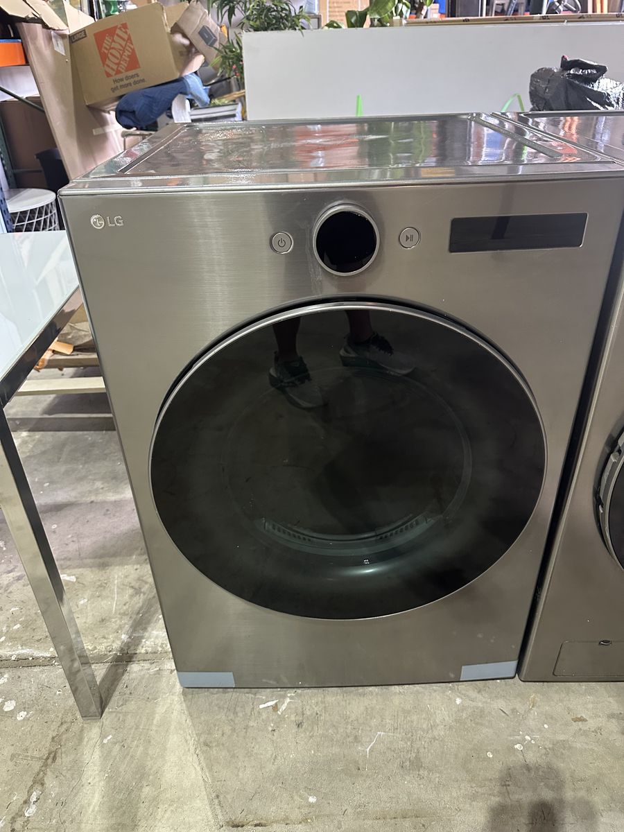 LG 7.4 Cu. Ft. Smart Natural-Gas Dryer with Steam – $700 OBO