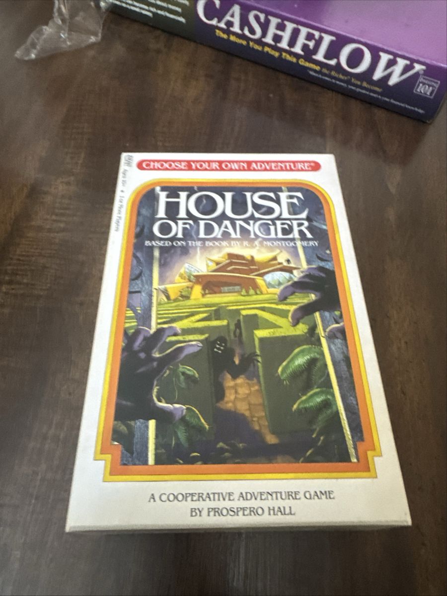 Choose Your Own Adventure House of Danger Cooperative Adventure Board Game Z-Man Games