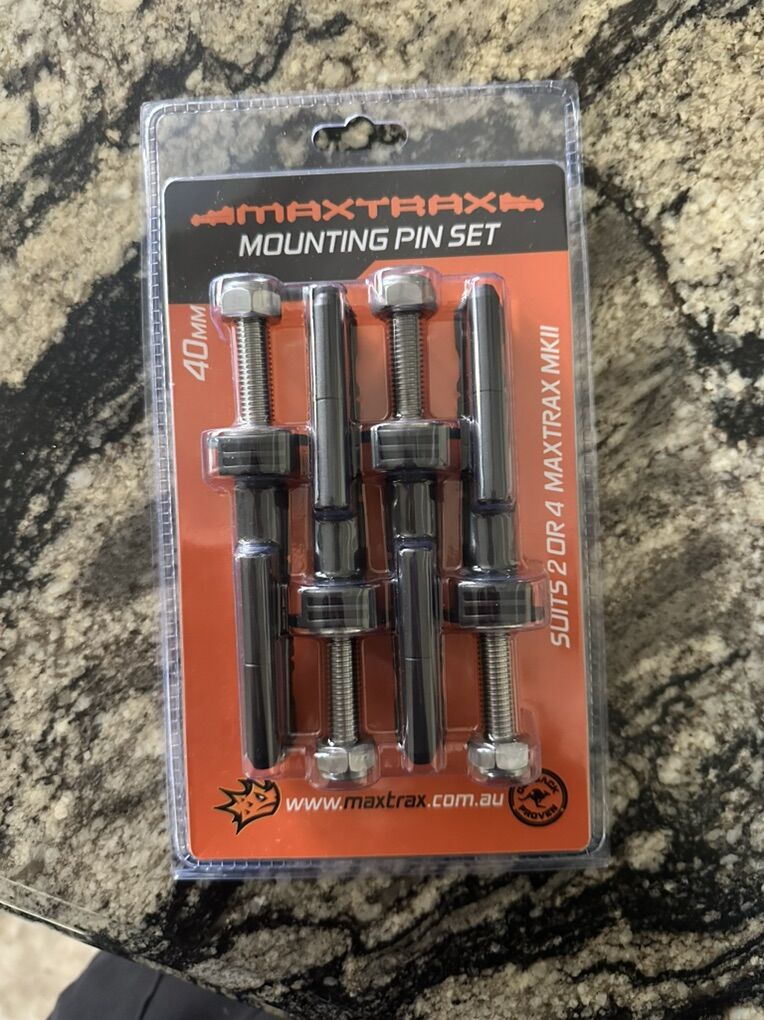 Brand New MAXTRAX Mounting Pin Set MKII 40mm
