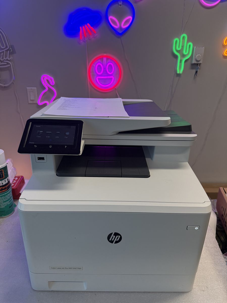 HP Color LaserJet Pro Printer M477fdn -Needs Toner