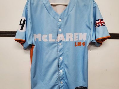 Men's McLaren F1 Racing Baseball Jersey - Lando Norris