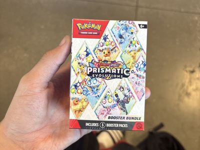 *SEALED* Pokemon TCG Scarlet & Violet Prismatic Evolutions Booster Bundle - 6 Packs