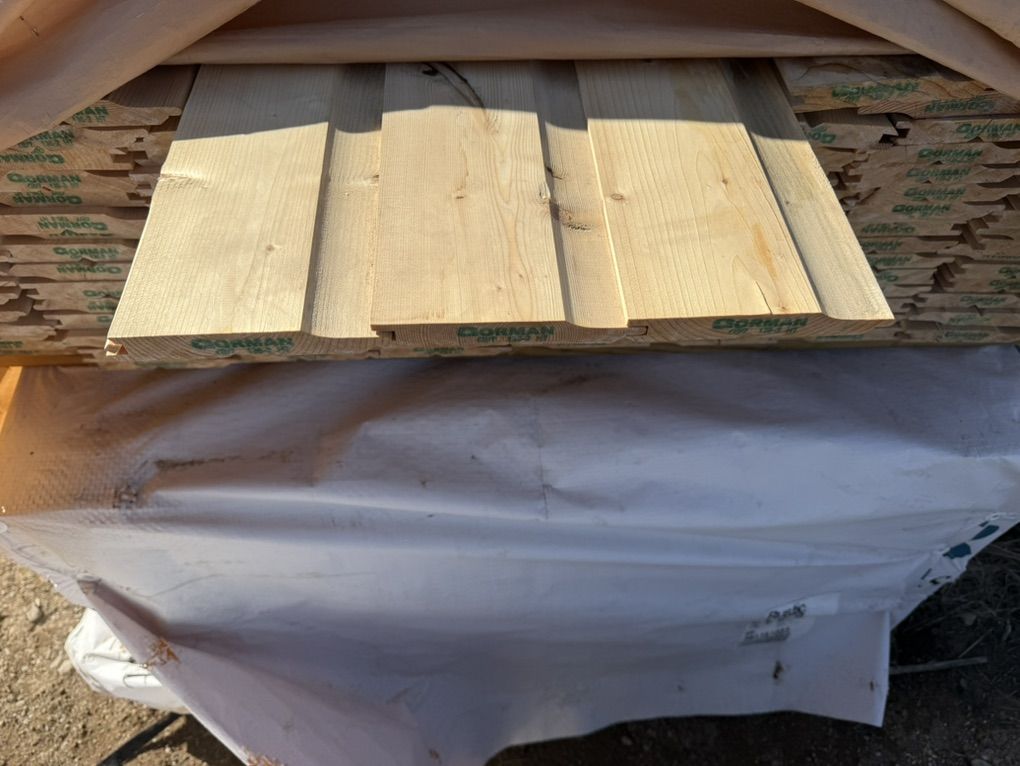 Pine tongue & groove drop siding #106 profile