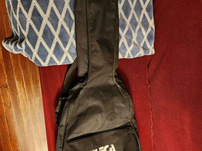"ELECA" Soft canvas guitar case for full size guitar. Zippers and all in perfect shape.