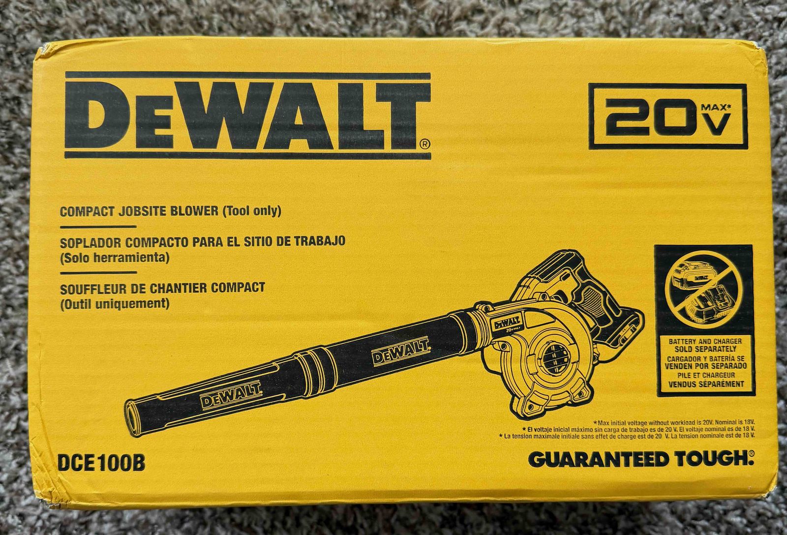 DeWalt Compact Leaf Blower (NEW!)