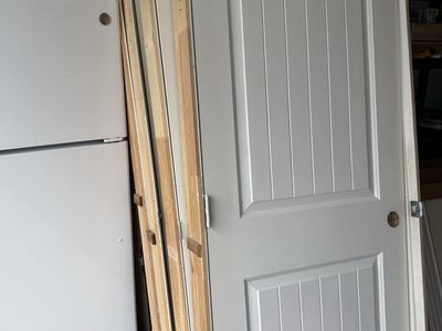 Interior Doors Pre-hung White Panel Style Used
