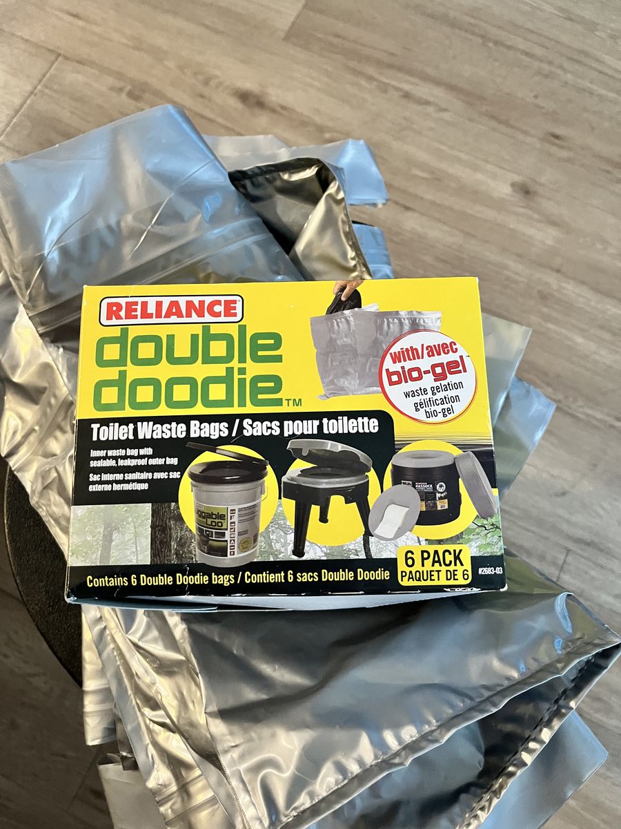 Reliance double doodie portable toilet