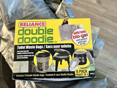 Reliance double doodie portable toilet