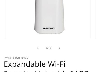 Night Owl Wi-Fi Security System: 64GB Hub, 3 Wire-Free 2K Deterrence Cameras