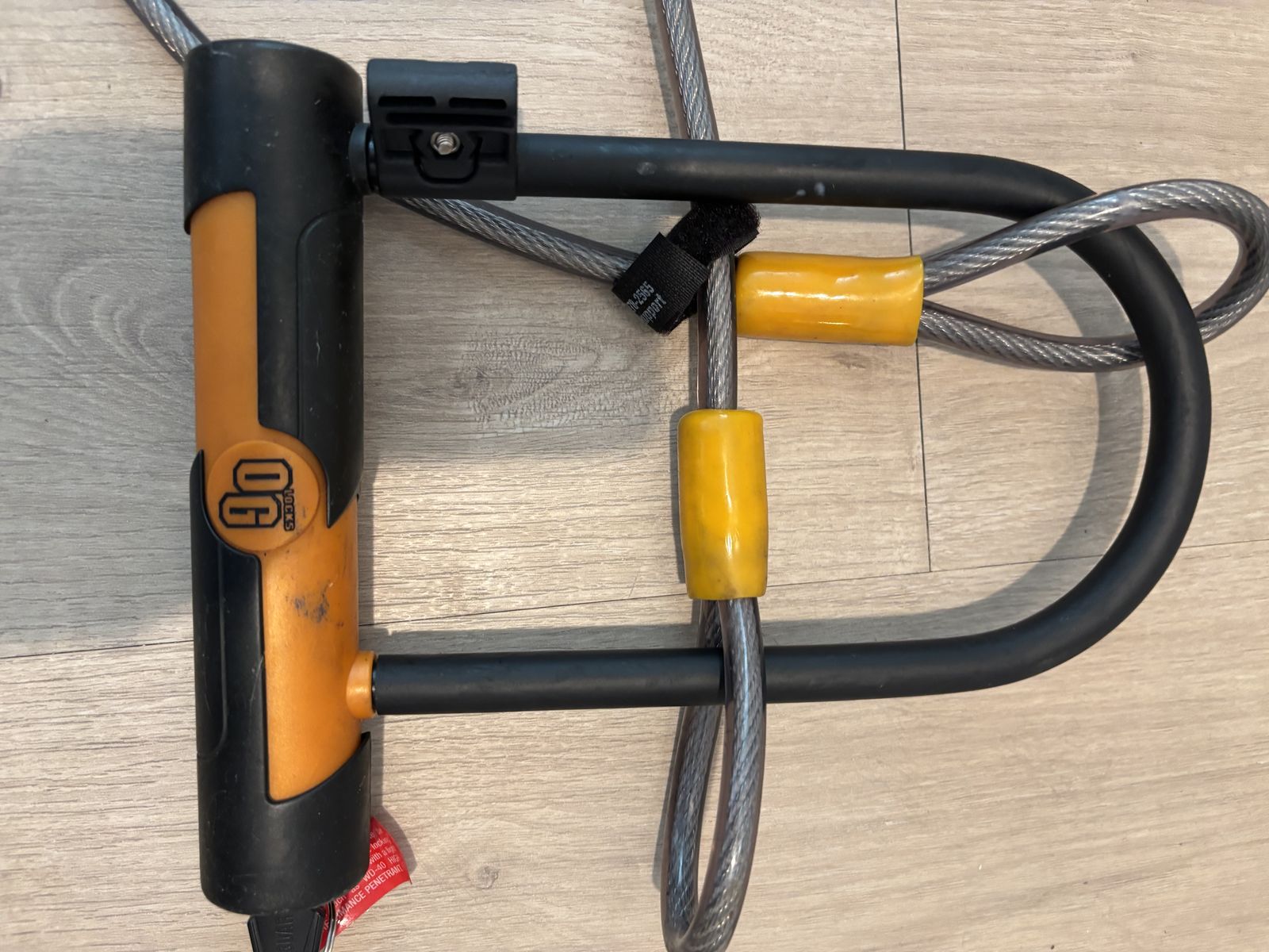 Bike U Lock with Steel Cable