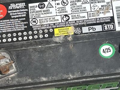 Super Start Lawn & Garden 12V Battery 350 CCA