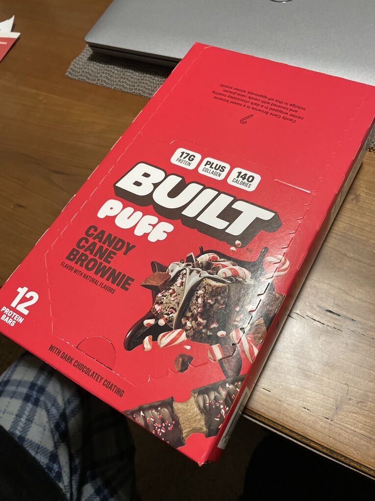 Built bars Candy Cane Brownie