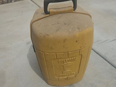 Vintage Coleman Model 275 Lantern with Yellow Carry Case