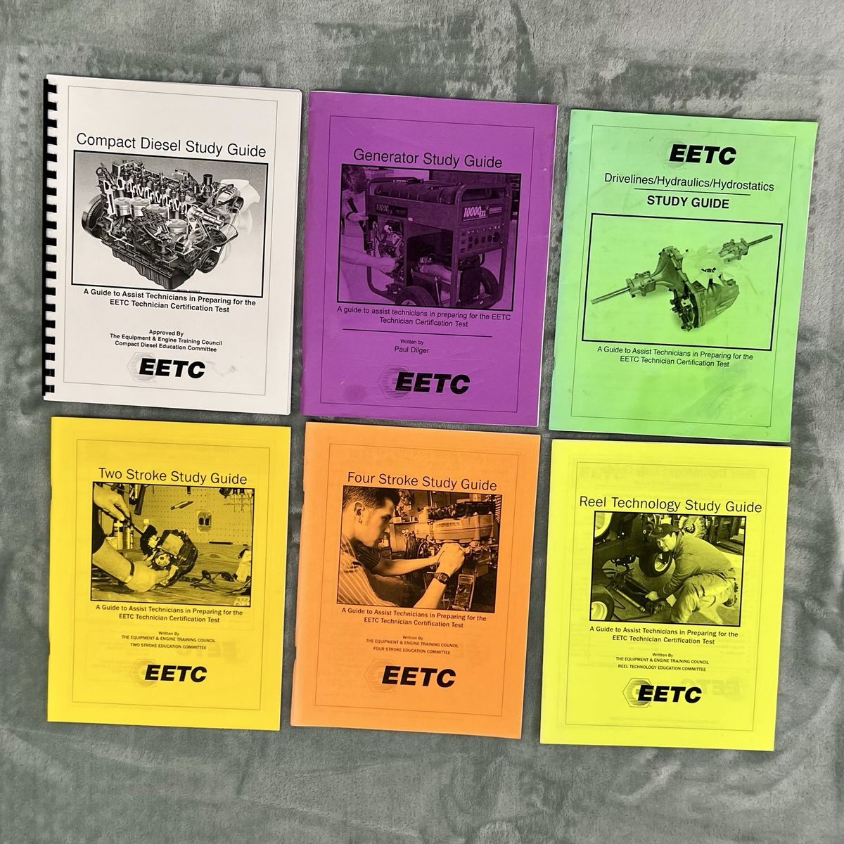 EETC & NLC Small Engine Repair Study Guides: Compact Diesel, Generator, Drivelines, 2 & 4-Stroke
