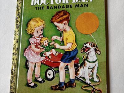 Classic Little Golden Book: Doctor Dan The Bandage Man - Vintage Children's Story