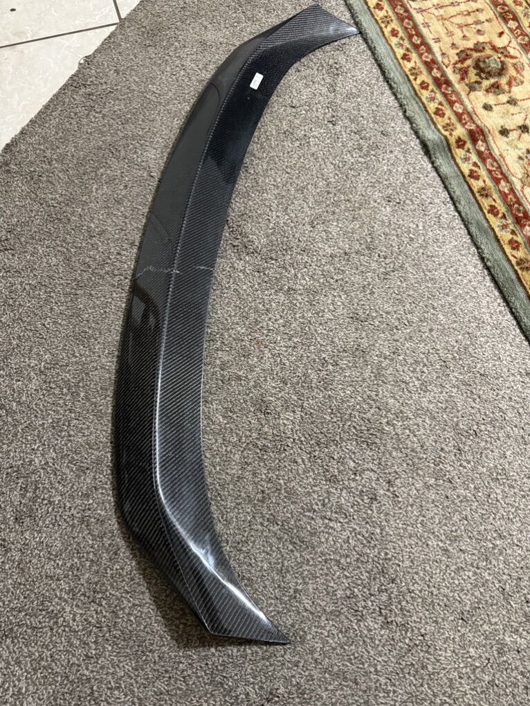Carbon Fiber Trunk Spoiler Lip Ducktail Style 125