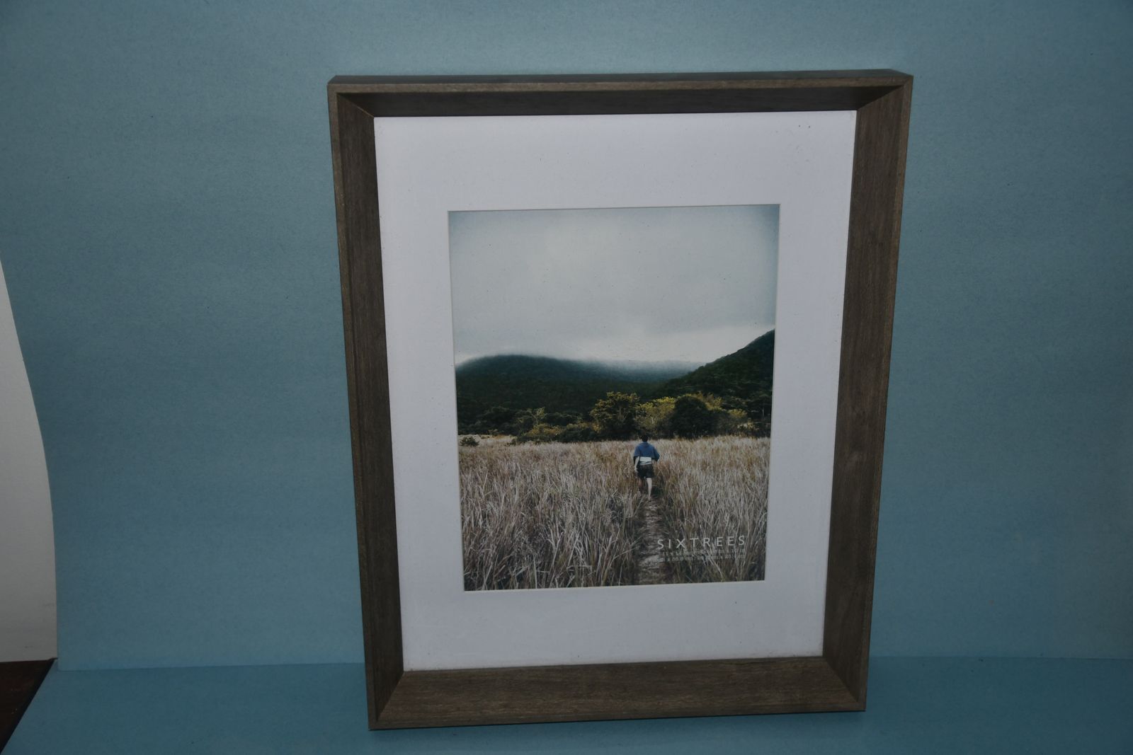NEW BROWN PICTURE FRAME ~ OVERALL 12" x 15" ~ HOLDS an 8" x 10" (with mat) PICTURE or an 11" x 14" ~ QUALITY ~ VERY NICE!