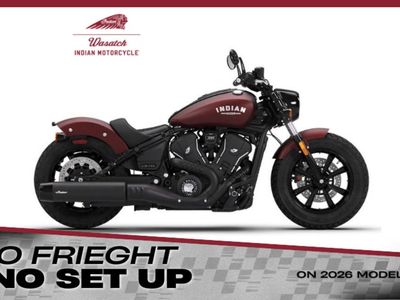 2026 Indian Motorcycle® Scout® Bobber Limited +Tech Maroon Metallic Smoke