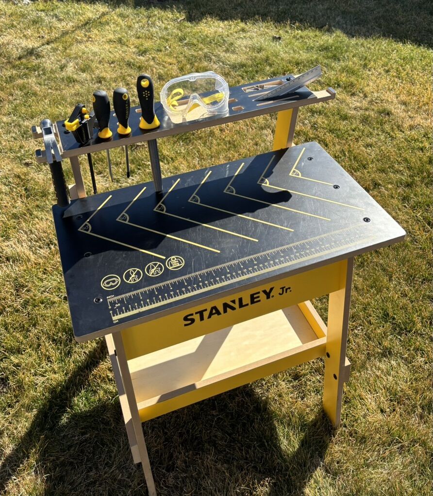 Stanley Jr work Bench With Tools