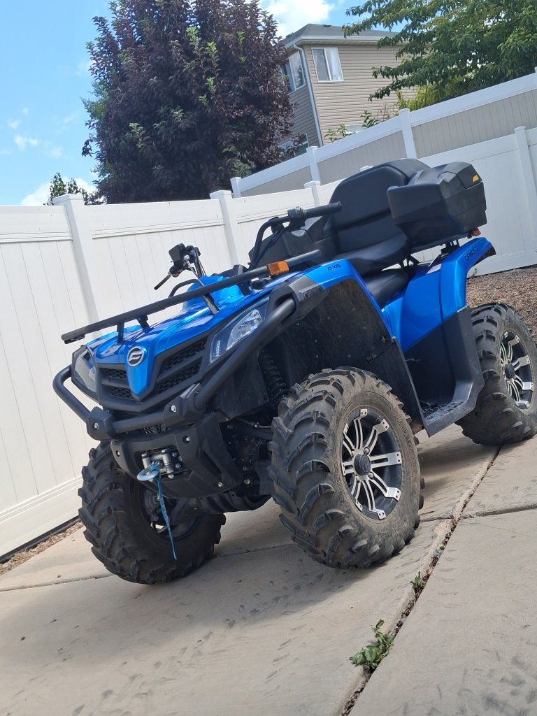 2021 CFMOTO CFORCE 500 Blue ATV - Low Mileage, Ready for Adventure