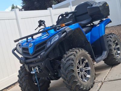 2021 CFMOTO CFORCE 500 Blue ATV - Low Mileage, Ready for Adventure