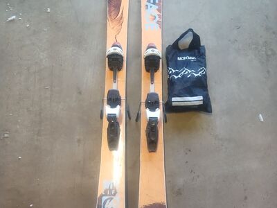 Surface 160 Backcountry Skis with Bindings and Skins