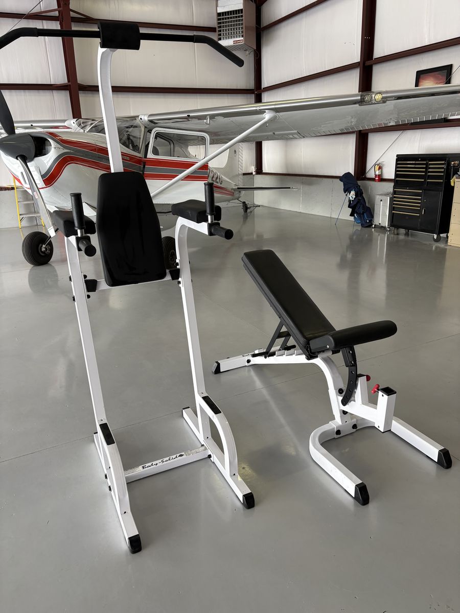 Adjustable Bench and Pull-Up/Dip Equipment