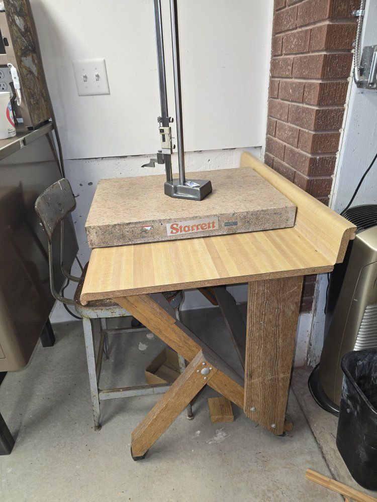 24 X 18 Starrett surf. plate & 24" Tumico Ht. Gage